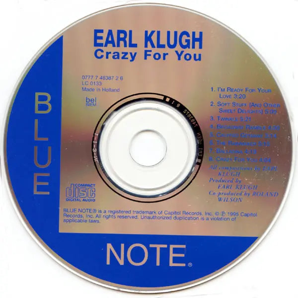 Earl Klugh : Crazy For You (CD, Album, RE, RM)