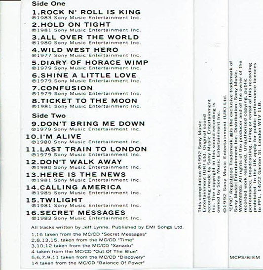 Electric Light Orchestra : ELO's Greatest Hits Vol. Two (Cass, Comp)