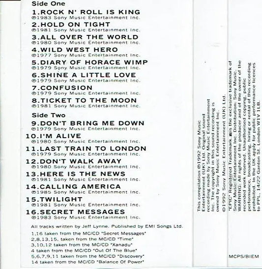 Electric Light Orchestra : ELO's Greatest Hits Vol. Two (Cass, Comp)