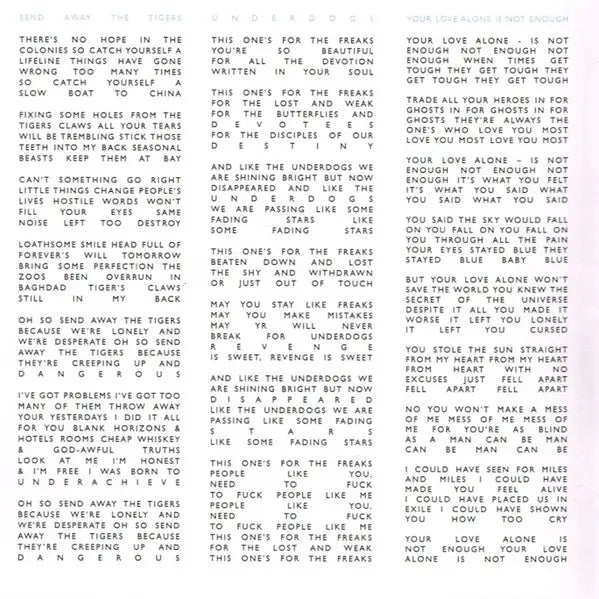 Manic Street Preachers : Send Away The Tigers (CD, Album)