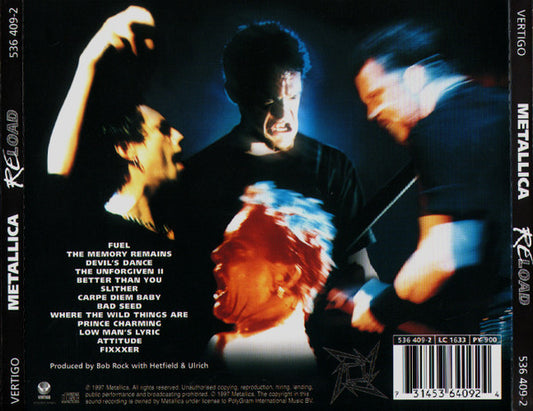 Metallica : Reload (CD, Album, RP)