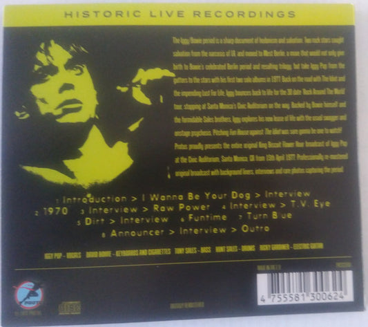 Iggy Pop, David Bowie : Santa Monica '77 (CD, RM, Unofficial, Dig)