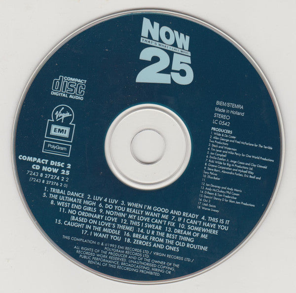 Various : Now That's What I Call Music! 25 (2xCD, Comp)