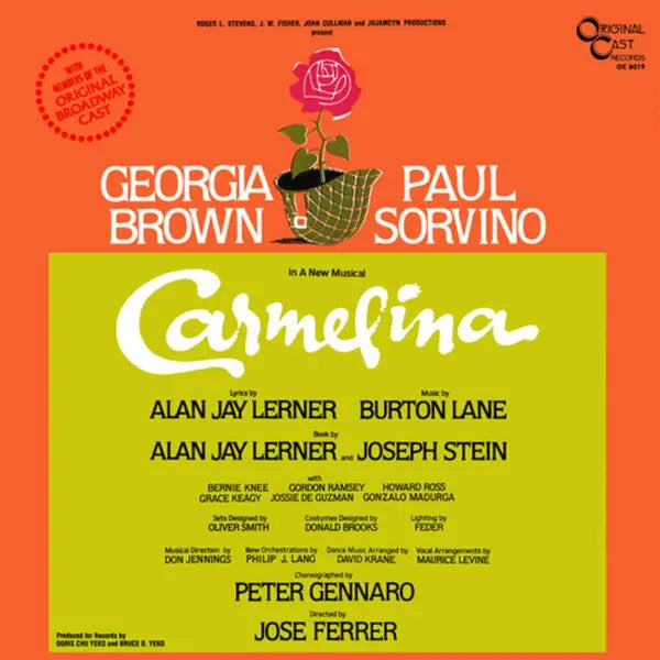 Georgia Brown, Paul Sorvino : Carmelina (CD, Album)