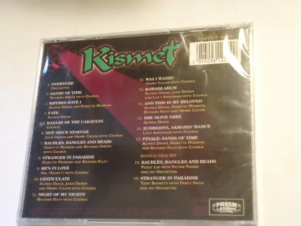 Alfred Drake & The Kismet Original Broadway Cast : Kismet (CD, Album, RE)