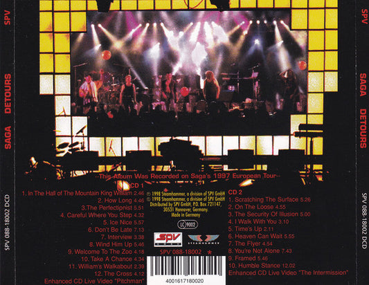 Saga (3) : Detours (2xCD, Album, Enh)