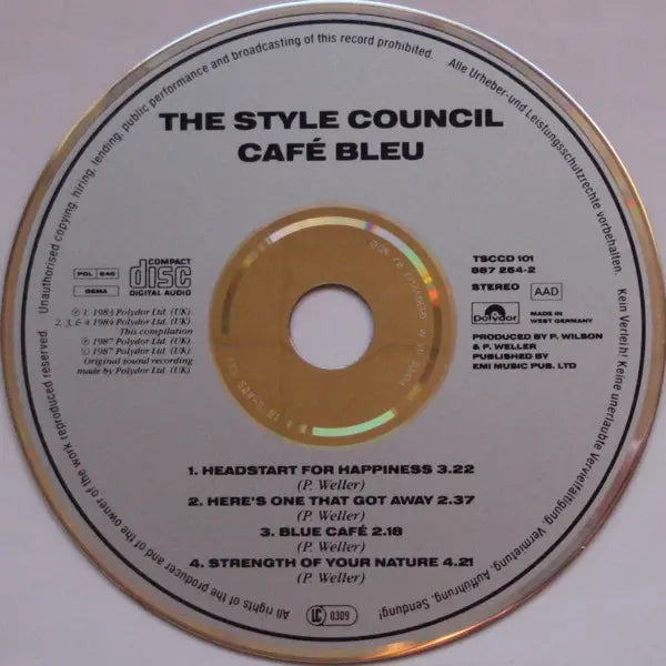 The Style Council : Café Bleu (CD, EP)