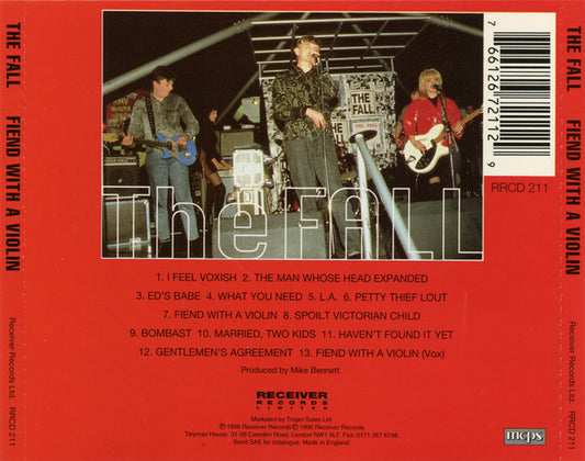 The Fall : Fiend With A Violin (CD, May)