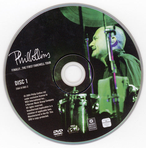 Phil Collins : Finally... The First Farewell Tour (2xDVD-V, Copy Prot., Multichannel, PAL, Sli)