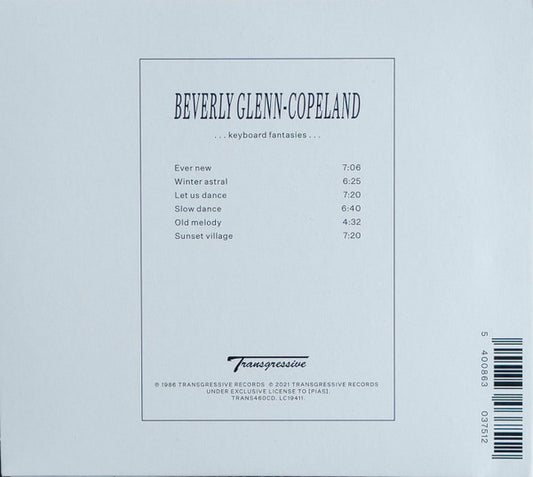 Beverly Glenn-Copeland : ...Keyboard Fantasies... (CD, Album, RE, RM)
