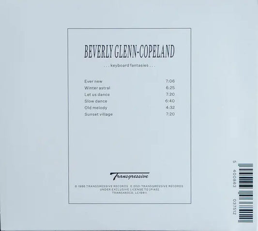 Beverly Glenn-Copeland : ...Keyboard Fantasies... (CD, Album, RE, RM)