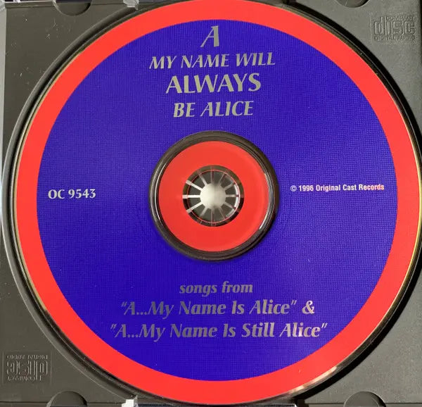 Various : A...My Name Will Always Be Alice (CD, Album)