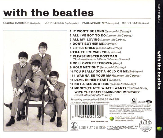 The Beatles : With The Beatles (CD, Album, Enh, RE, RM, Opt)