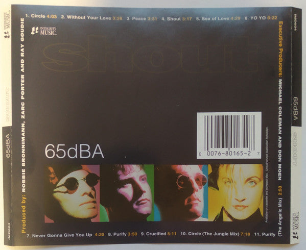 65dBA : Shout (CD, Album)