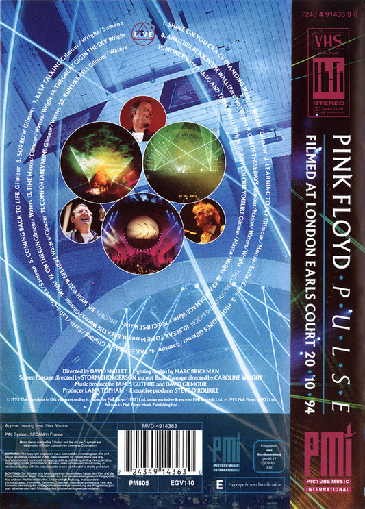 Pink Floyd : Pulse (VHS, PAL)