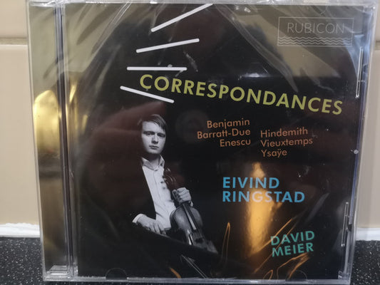 Arthur Benjamin, Pedar Barratt-Due, George Enescu, Paul Hindemith, Henri Vieuxtemps, Eugène Ysaÿe, Eivind Holtsmark Ringstad, David Meier (4) : Correspondances (CD)