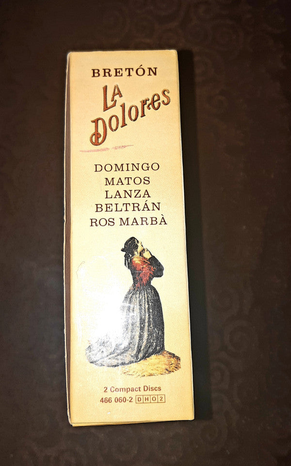 Tomás Bretón - Placido Domingo, Elisabete Matos, Manuel Lanza, Tito Beltrán, Orquestra Simfònica De Barcelona I Nacional De Catalunya, Cor Del Gran Teatre Del Liceu, Antoni Ros-Marbà : La Dolores (Ópera Española) (2xCD, Album + Box, Sli)