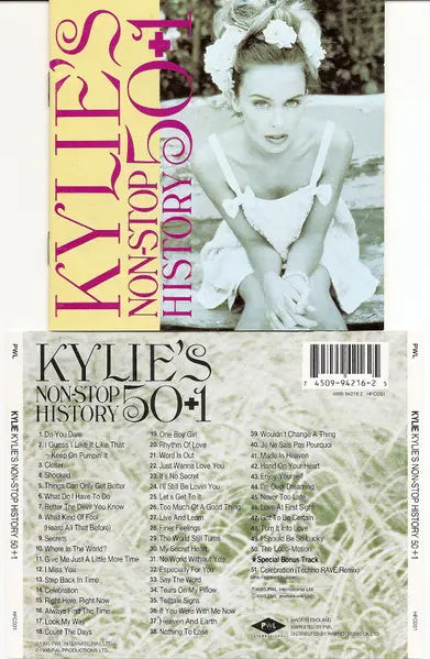 Kylie Minogue : Kylie's Non-Stop History 50+1 (CD, Comp, Mixed)