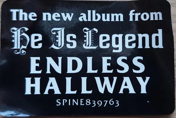 He Is Legend : Endless Hallway (CD, Album)