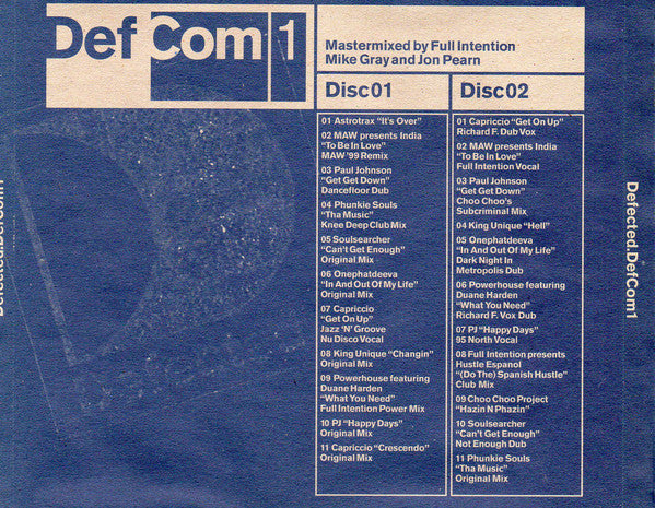 Various : DefCom 1 (2xCD, Mixed)