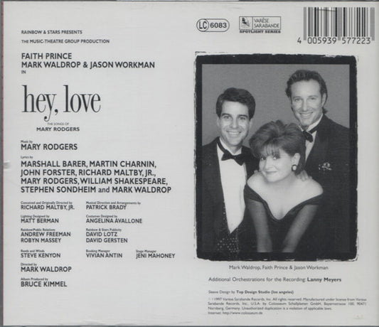 Various : Hey, Love - The Songs Of Mary Rodgers (CD, Album)