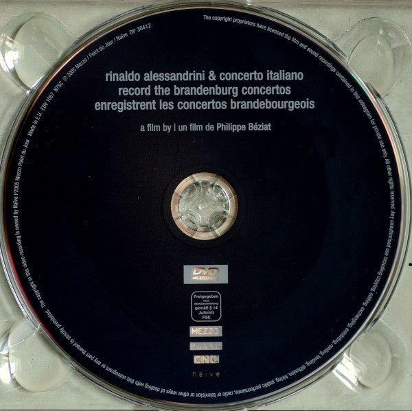 Johann Sebastian Bach, Concerto Italiano, Rinaldo Alessandrini : Brandenburg Concertos (2xCD + DVD)
