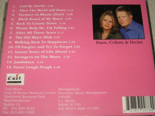 Collette O' Hare & Jive Beat Country Band : Call Me Darlin' (CD, Album)