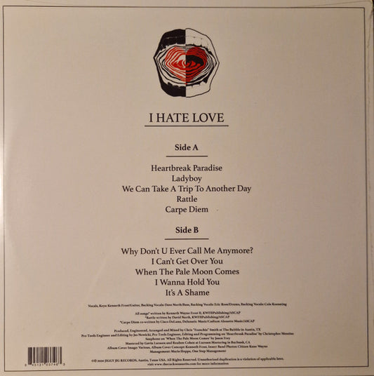 The Cuckoos (6) : I Hate Love (LP, Ltd, Whi)