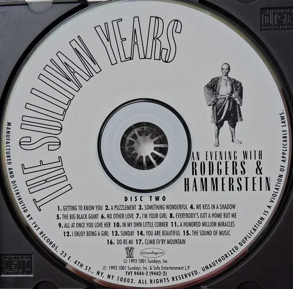 Various : The Sullivan Years - An Evening With Rodgers & Hammerstein (2xCD, Comp)