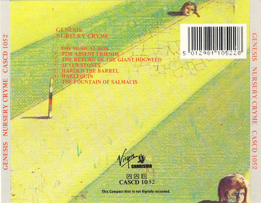 Genesis : Nursery Cryme (CD, Album, RE)