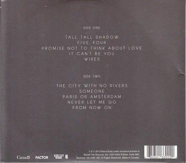 Basia Bulat : Tall Tall Shadow (CD, Album + CDr)
