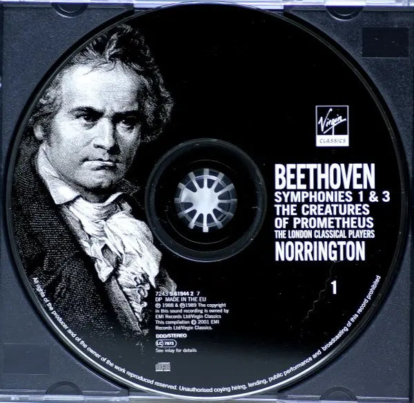 Ludwig van Beethoven - London Classical Players, Roger Norrington : Symphonies 1 - 9 / Overtures (5xCD, Comp + Box)