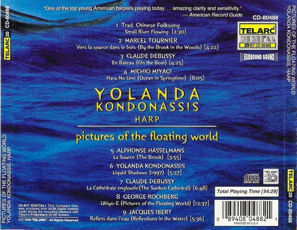 Yolanda Kondonassis : Pictures Of The Floating World (CD)