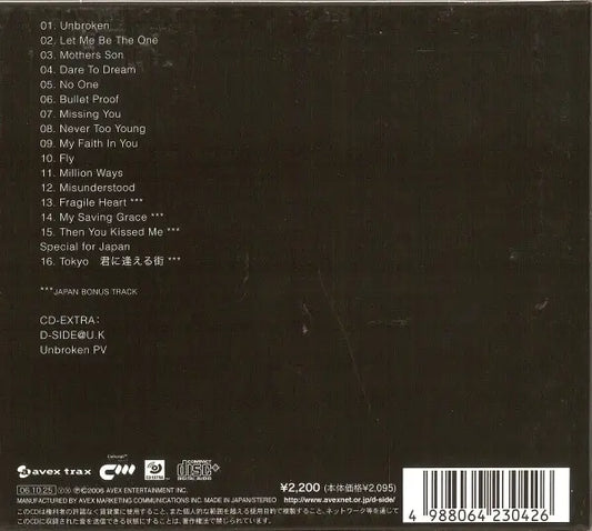 D-Side : Unbroken (CD, Album, Enh)