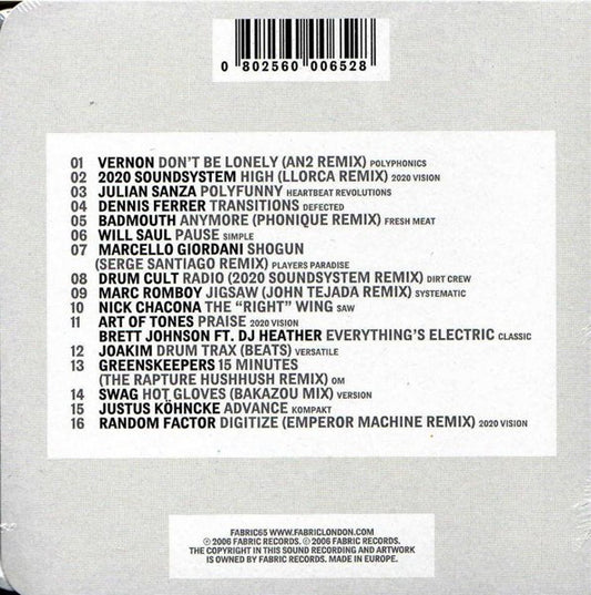 Ralph Lawson : Fabric 33 (CD, Mixed)