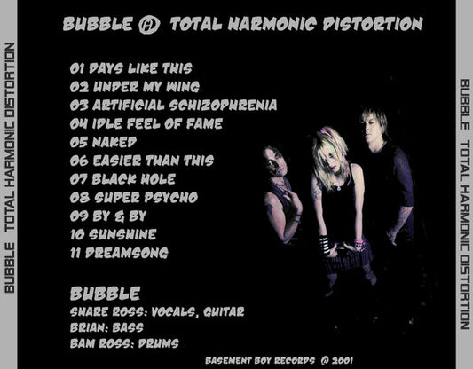 Bubble (10) : Total Harmonic Distortion (CD)