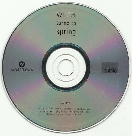 Various : Winter Turns To Spring (A Seasonal Collaboration Between Unknown Public And Warner Classics) (CD, Comp)