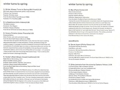 Various : Winter Turns To Spring (A Seasonal Collaboration Between Unknown Public And Warner Classics) (CD, Comp)