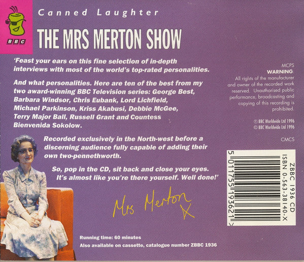 Mrs Merton : The Mrs Merton Show (CD, Album)