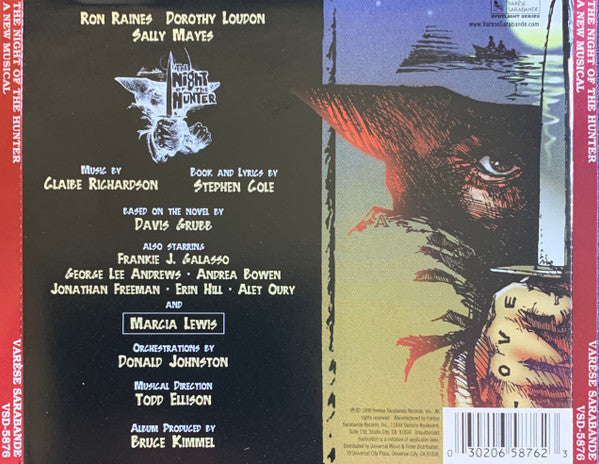 Claibe Richardson, Stephen Cole (6) : The Night Of The Hunter - A New Musical  (CD, Album)
