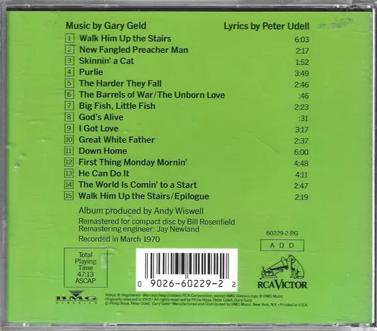 Gary Geld : "Purlie" - The Original Broadway Cast Recording (CD, Album, RE)