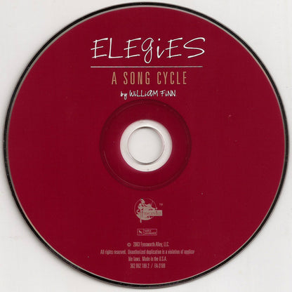 William Finn : Elegies - A Song Cycle (CD, Album)