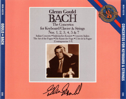 Glenn Gould, Columbia Symphony Orchestra, Vladimir Golschmann - Johann Sebastian Bach : The Concertos For Keyboard/Clavier & Strings Nos. 1, 2, 3, 4, 5, & 7; Italian Concerto; The Art Of The Fugue (Contrapunctus 1-9) (2xCD, Comp, RM)