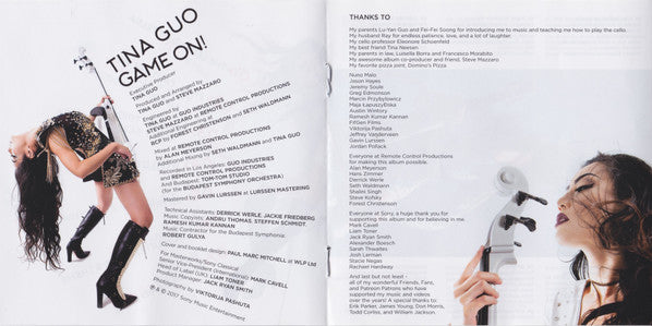 Tina Guo : Game On! (CD, Album)