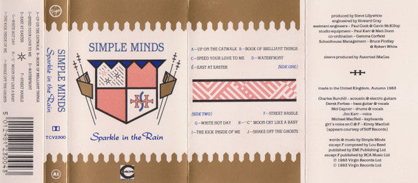 Simple Minds : Sparkle In The Rain (Cass, Album, Bla)