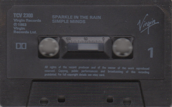 Simple Minds : Sparkle In The Rain (Cass, Album, Bla)