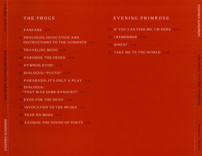 Stephen Sondheim : The Frogs / Evening Primrose (CD, Album)