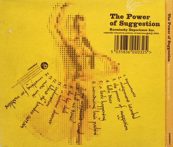 The Karminsky Experience Inc. : The Power Of Suggestion (CD, Album, Dig)