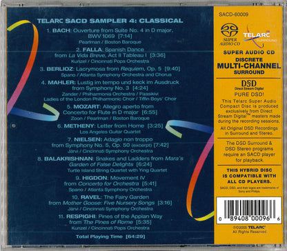 Various : Sacd Sampler 4 - Telarc Classical (SACD, Hybrid, Multichannel, Comp, Smplr)