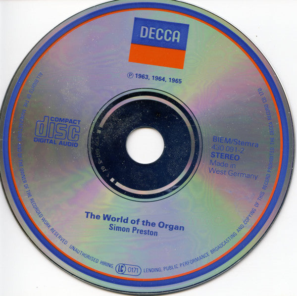 Simon Preston : The World Of The Organ (CD, Comp)